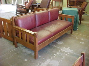 Stickley Brothers Settle